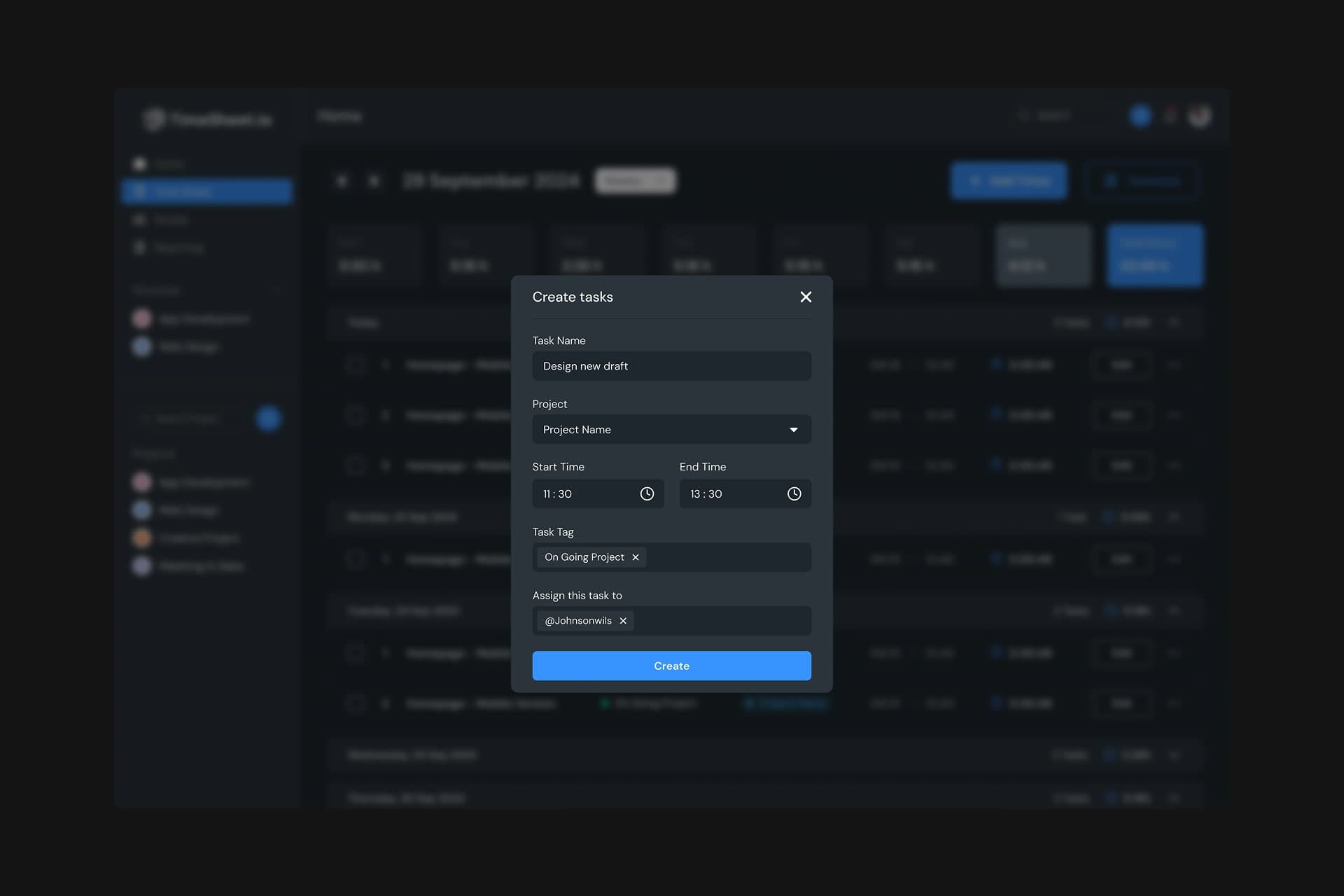 Timesheet-io | Replika Tech