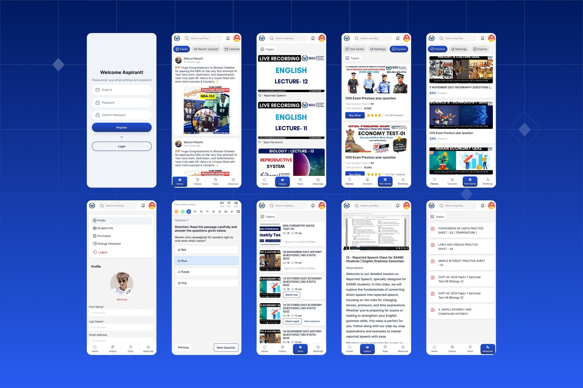 NDI Student Portal | Replika Tech