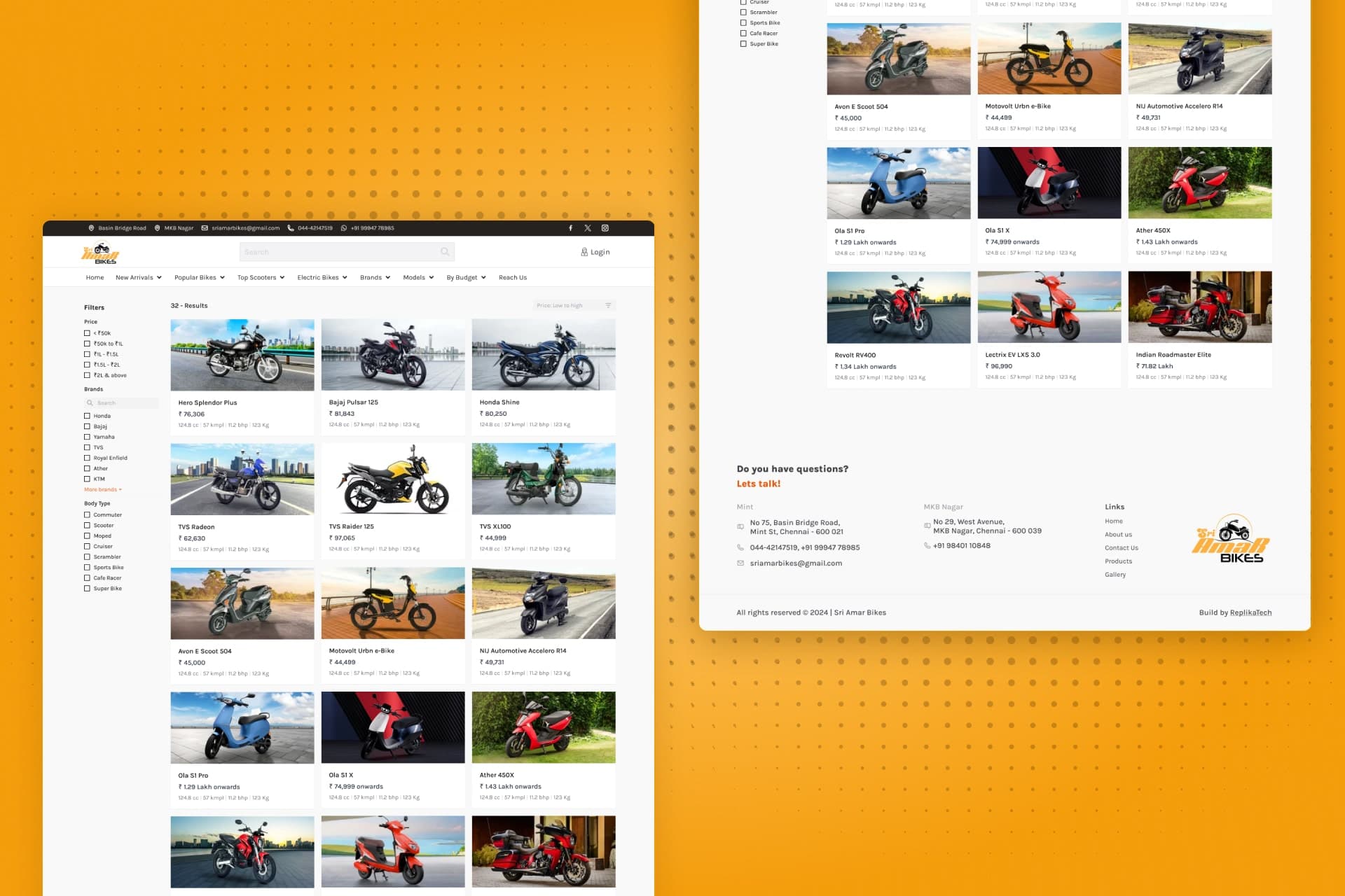 Sri Amar Bikes | Replika Tech